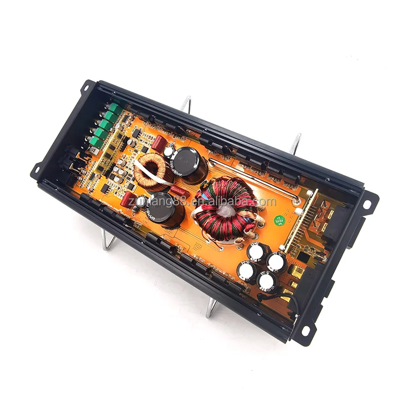 OEM Factory 1200W RMS Monoblock Car Amplifier 1 Ohm Class D Aluminium Mono Sound System with Korean Subwoofer