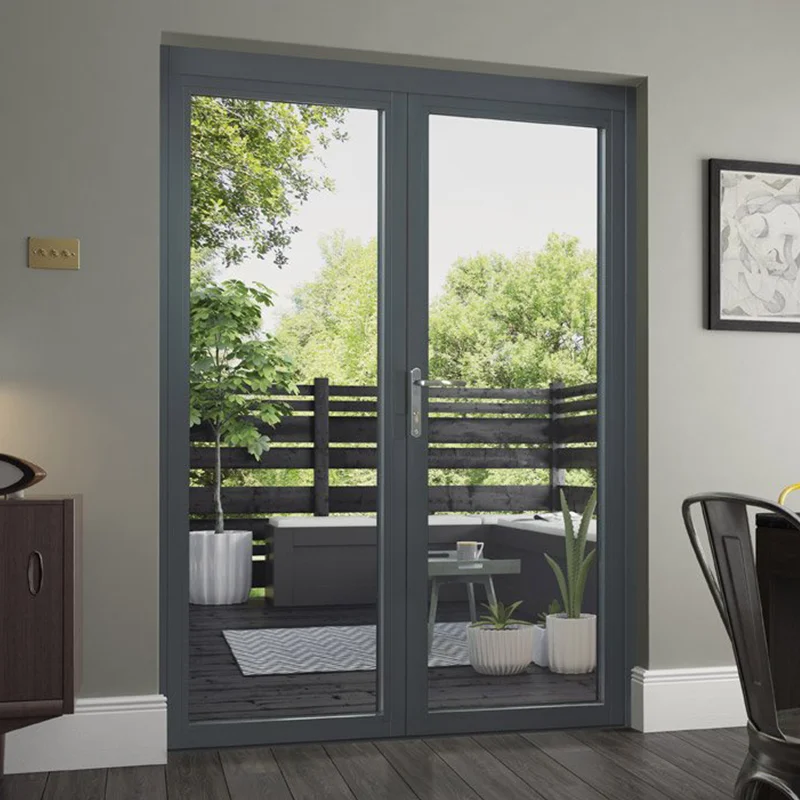 Industrial Modern Design Swing Metal Frames Steel French Door And WindowsEntrance Door Modern PivotInterior Flush Door