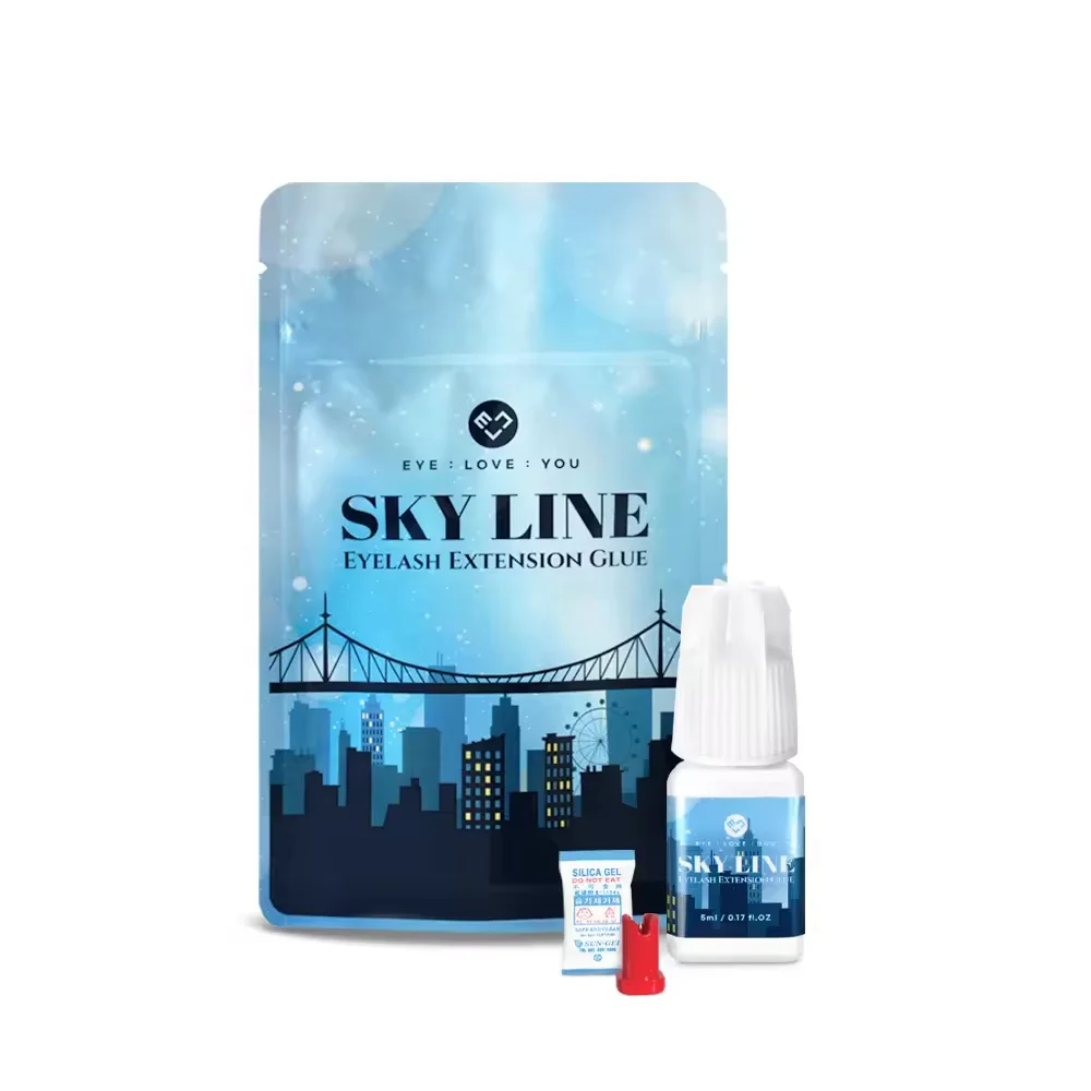 Sky New 0.5s Sky Line glue 3ml/5ml sky glue False Lash Adhesive For Eyelash extension