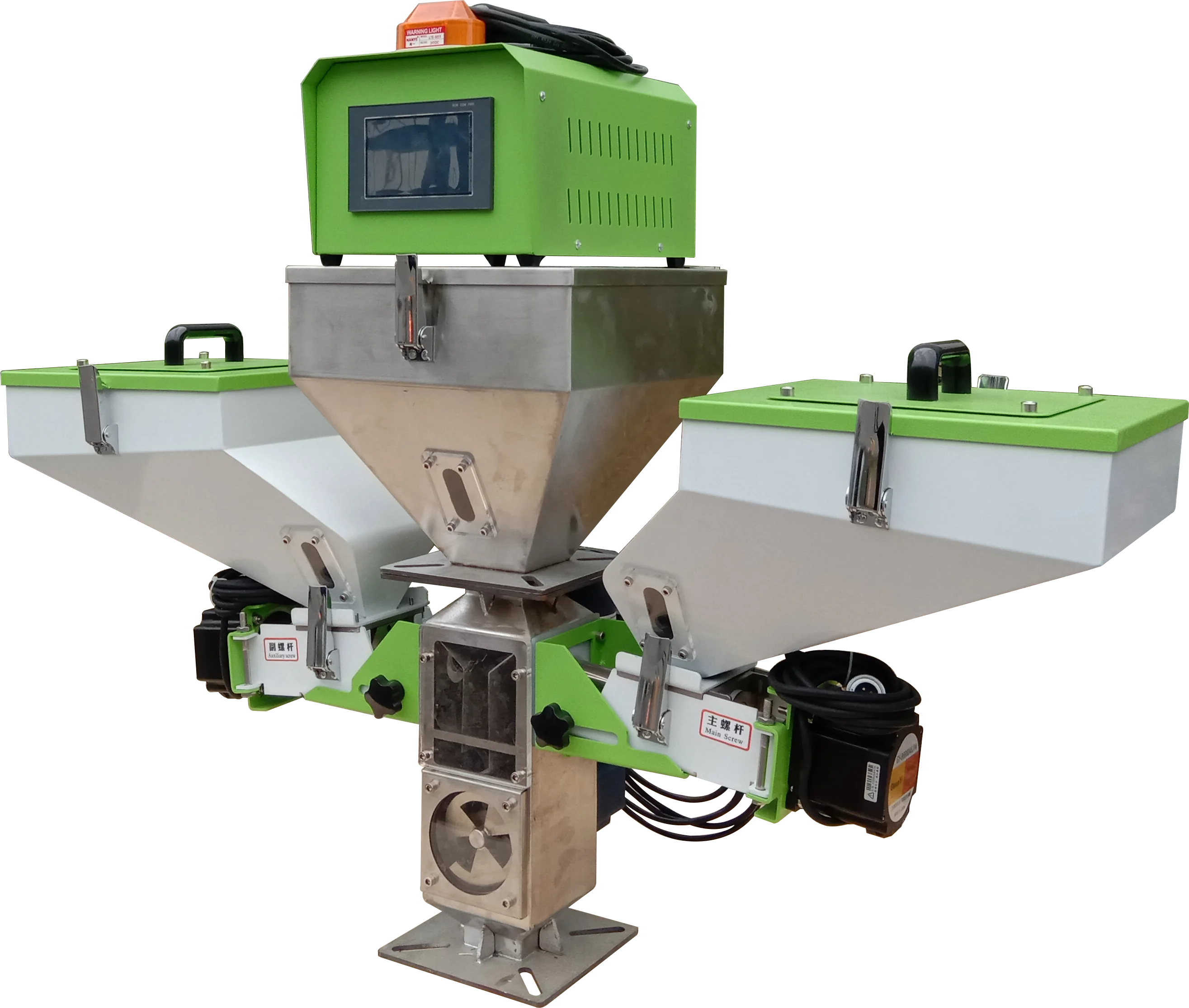 Automatic Plastic Color Masterbatch Dosing Mixing Machine Small Screw Volumetric Doser