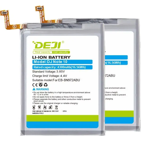 DEJI mobile batteries battery for samsung galaxy note 10 plus EB-BN972ABU
