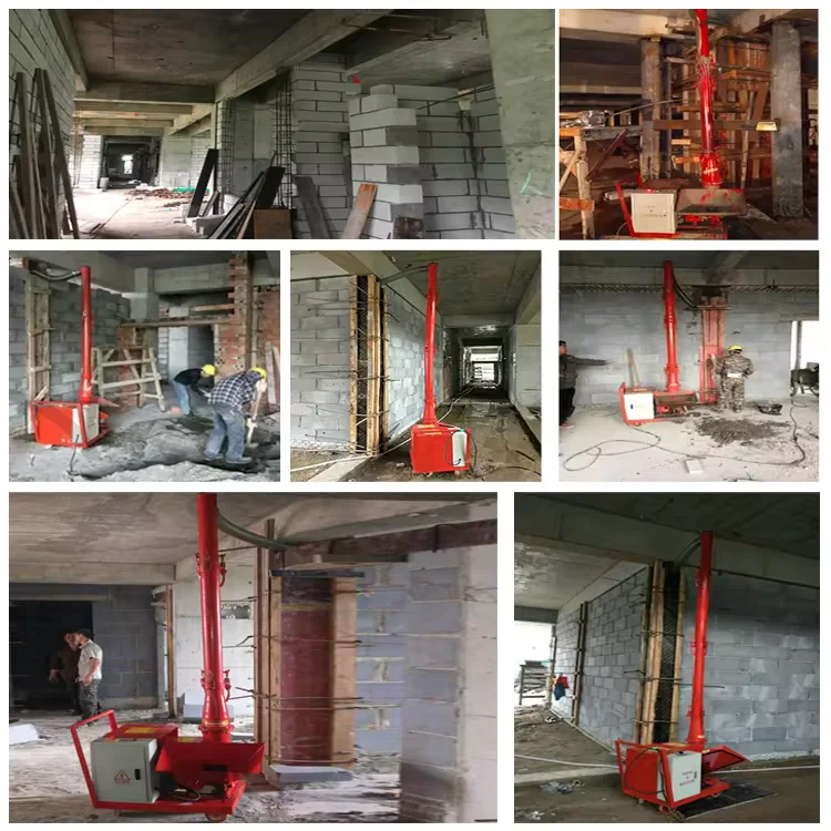 Portable Mixer Machine secondary structure column feeder concrete pump mobile Concrete Screw Conveyor Pump For House Building