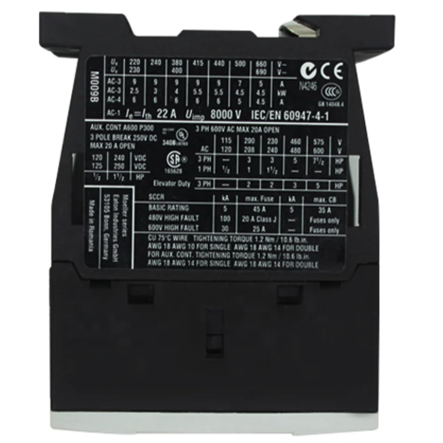 Контактор переменного тока серии DILM9-01(230V50Hz 240V60Hz) вспомогательный Соединительный