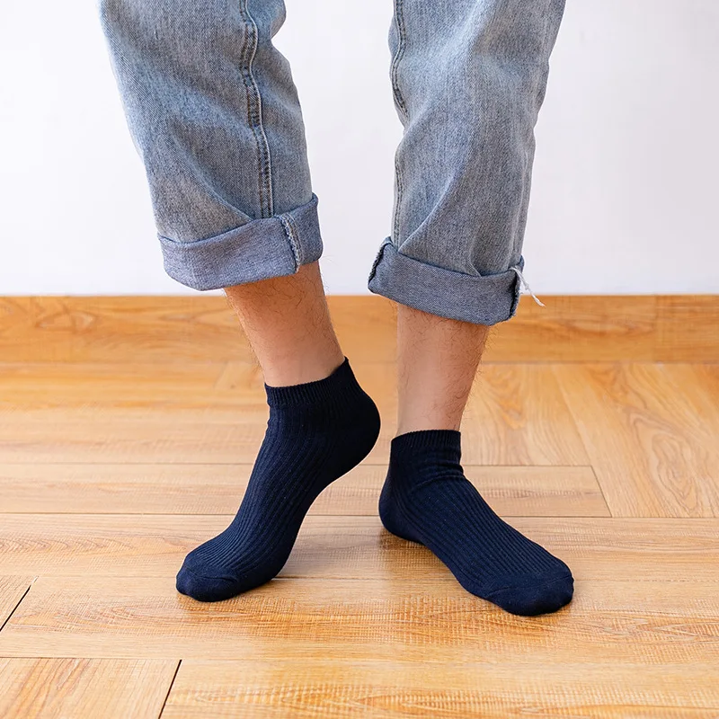 Factory direct sale Cool Foot Boat Socks Men Business Casual Cotton Ankle Socks