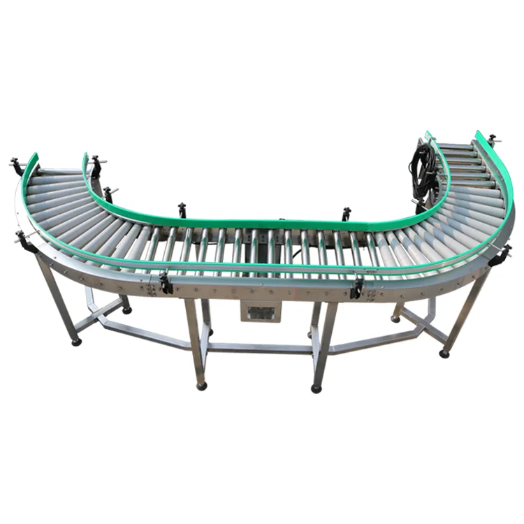 Customizable Straight Transport Gravity Roller Conveyor For Transport Conveyors Belt Systems roller conveyor with motor