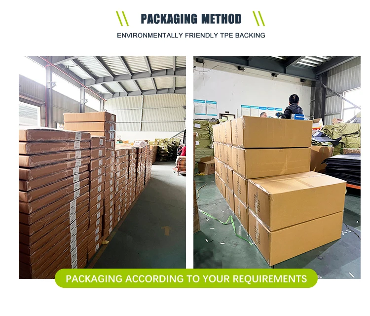 Custom Commercial doormat Anti-slip TPE backing Non-Slip Entryway Door Mat