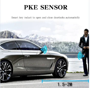 Universal PKE Keyless Entry Car Start stop system With Car Alarms Central Locking Anti-theft Kit for Vehicle Car Keys