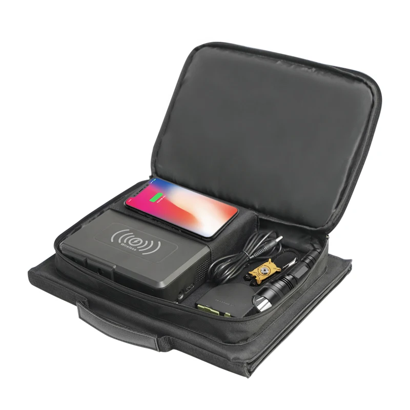 Allpowers Solar 18V 40W Monocrystalline Folding Solar Panel Charge Foldable Solar Charger Bag