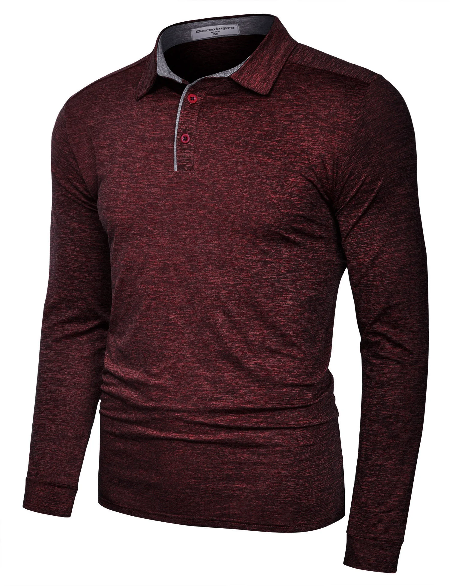 Online Shopping Winter Clothes Outdoor Athletic Men Polo Top Shirt Hot Sale Custom Quick Dry Breathable Anit-wrinkle Long Sleeve