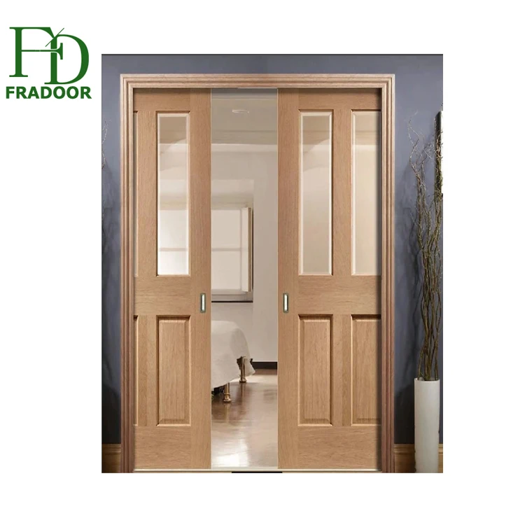 Interior Position Sliding Type Folding Wooden Doors Partition
