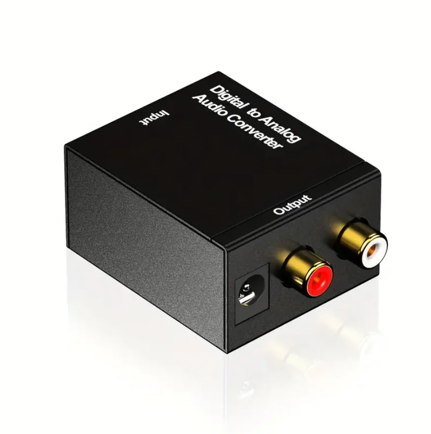 Optical SPDIF Toslink Coaxial to Analog Stereo L/R Digital To Analog Audio Converter for PS3 PS4 Xbox Apple TV Home Cinema