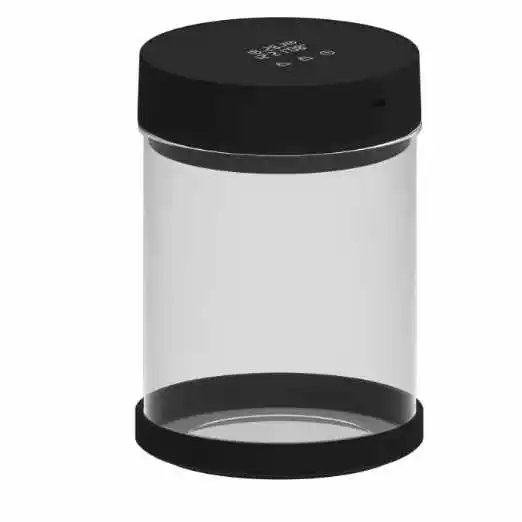 16oz 25oz 45oz 750ml 1350ml Automatic Vacuum Coffee Canister Food Storage Container Time Record  Electric Clear Glass Coffee jar