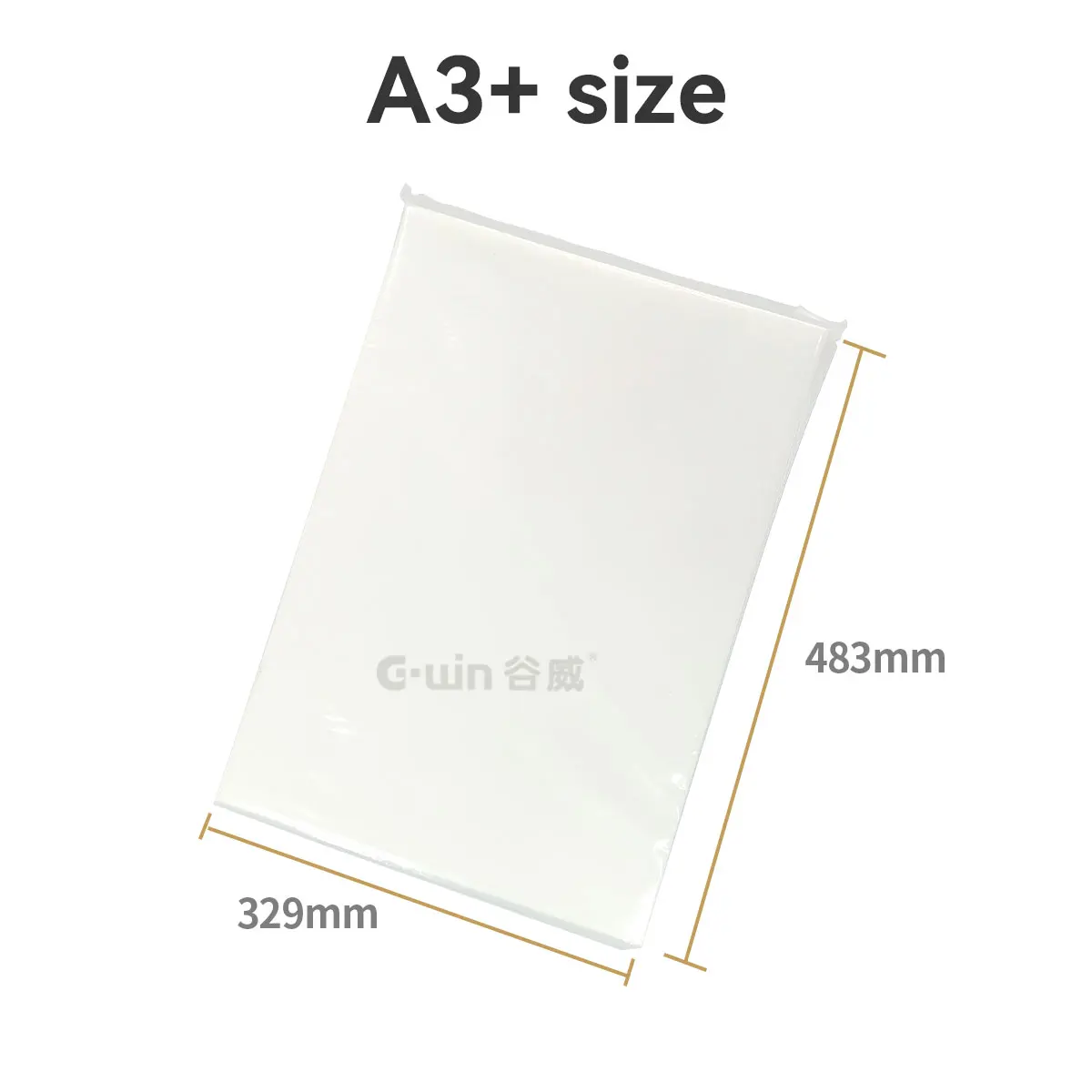 Высококачественная теплопередающая пленка Gwin A3 DTF с пластисольной печатью для футболок