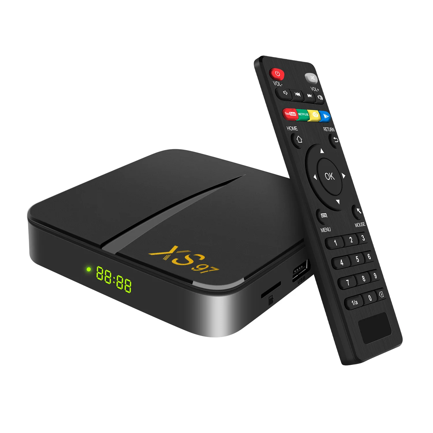 Special Offers XS97 Box Tv Android 9.0 Amlogic S905W 2GB 16GB 2.4G Wifi H.265 Tv Box Set-Top Box