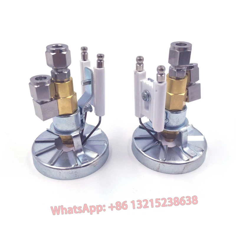 YS Brass Waste Oil Burner Nozzle With Cx14 73mm Flame Retention Head and Ceramic Ignition Electrode,Oil Nozzle Accessories
