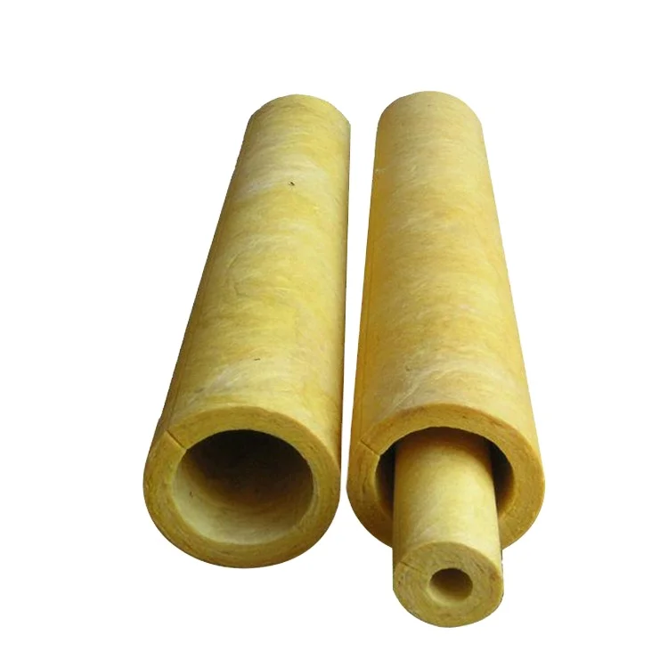 fireproof central heating glass wool insulation tube fiber glass wool tubes