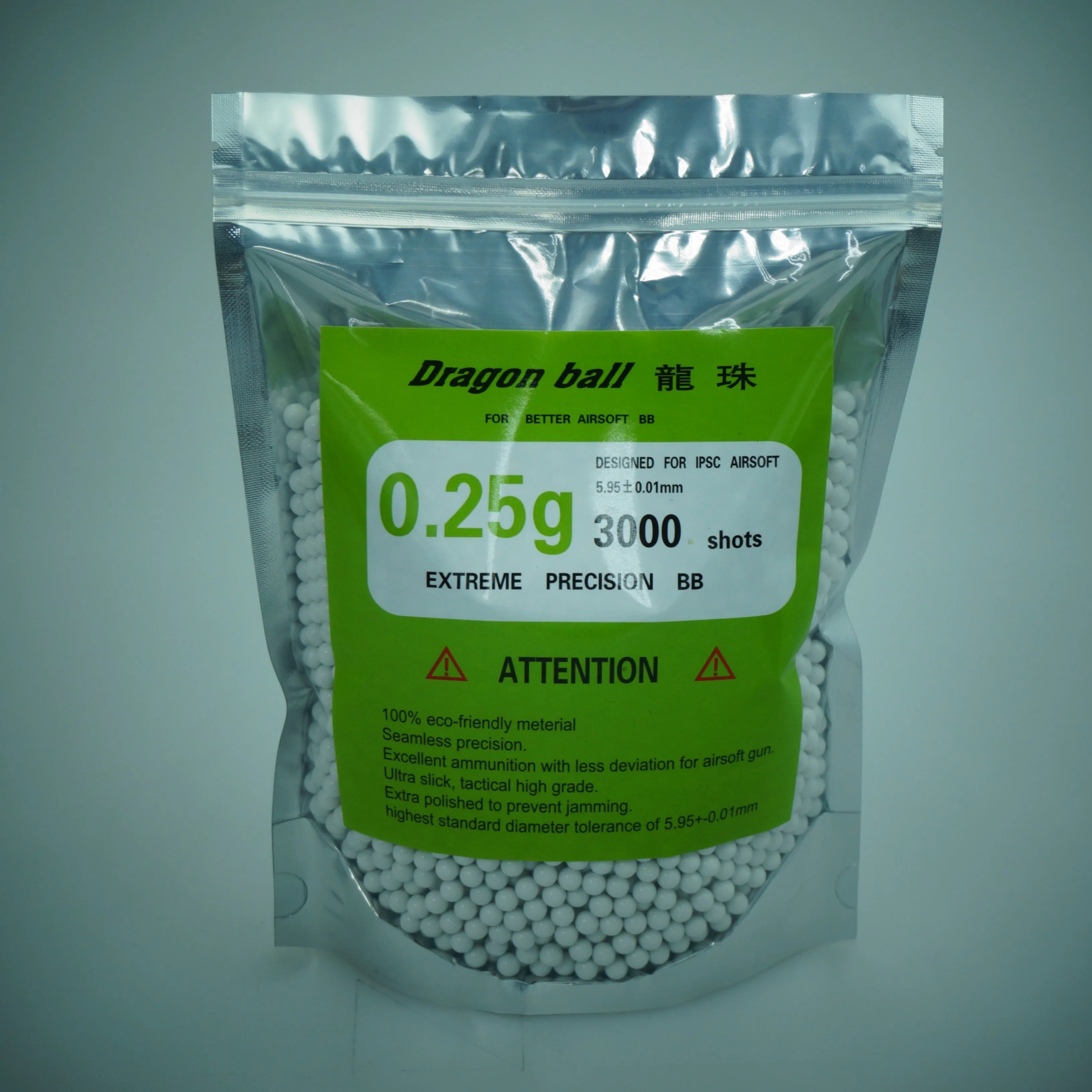 0.25g BB 3.000 Round Bag Airsoft 6mm BB Perfect Grade