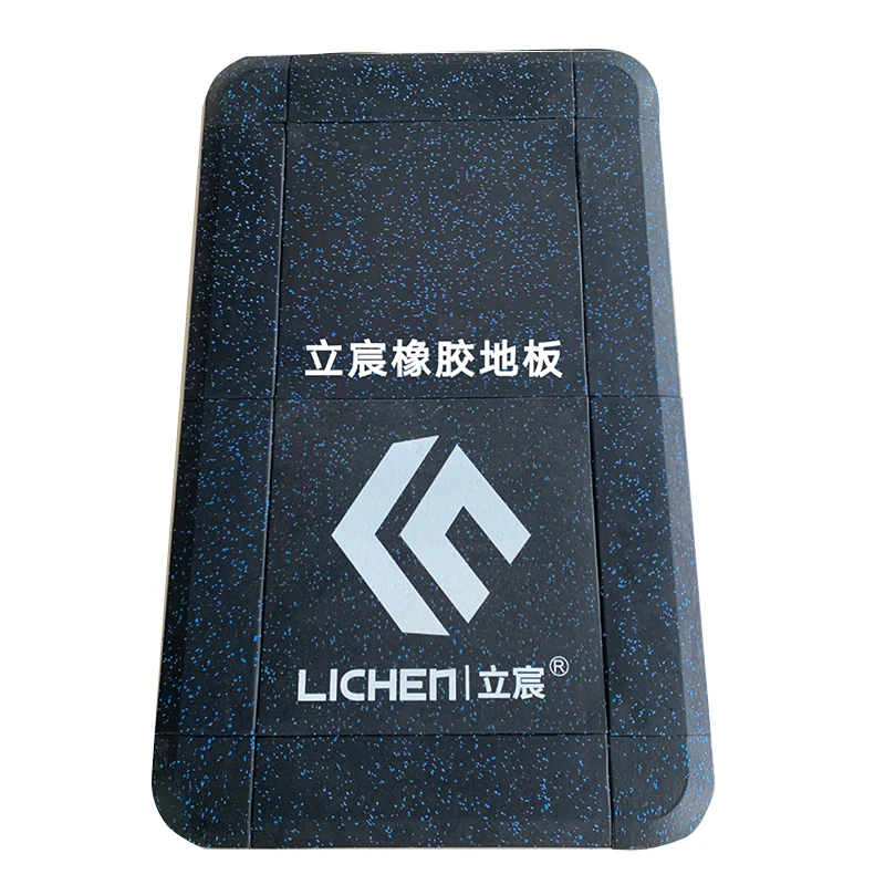 15%white speckled  EPDM & SBR gym rubber floor mat for fitness training and gym equipment
