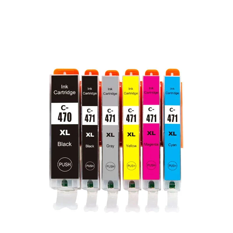 Chinese Manufacturers Customized CC-471XLGY Compatible Inkjet Cartridge