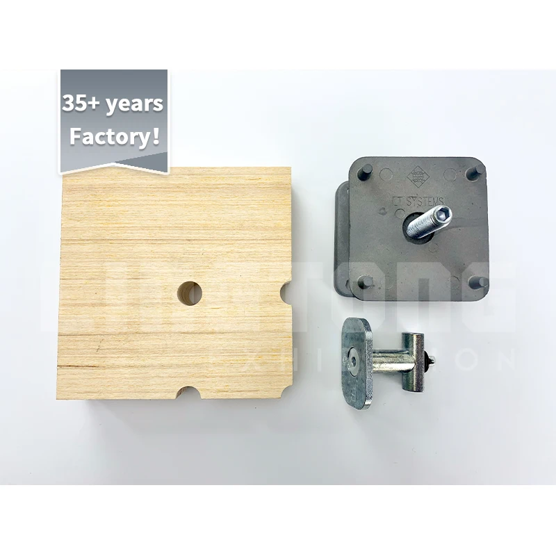 wooden trade show system floor with adjustable foot for booth and stand