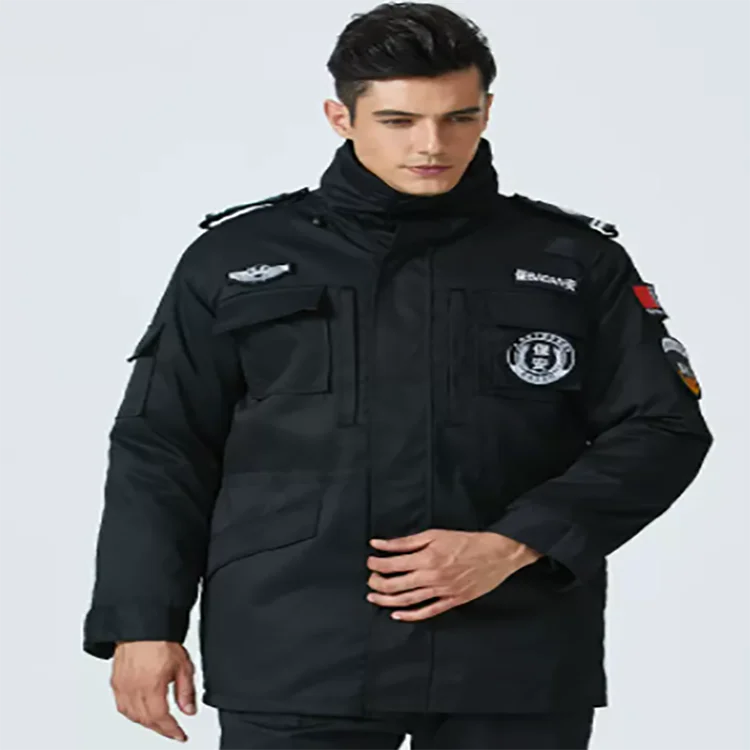 Заводская поставка унисекс комплект униформы безопасности зимняя охранная униформа для мужчин