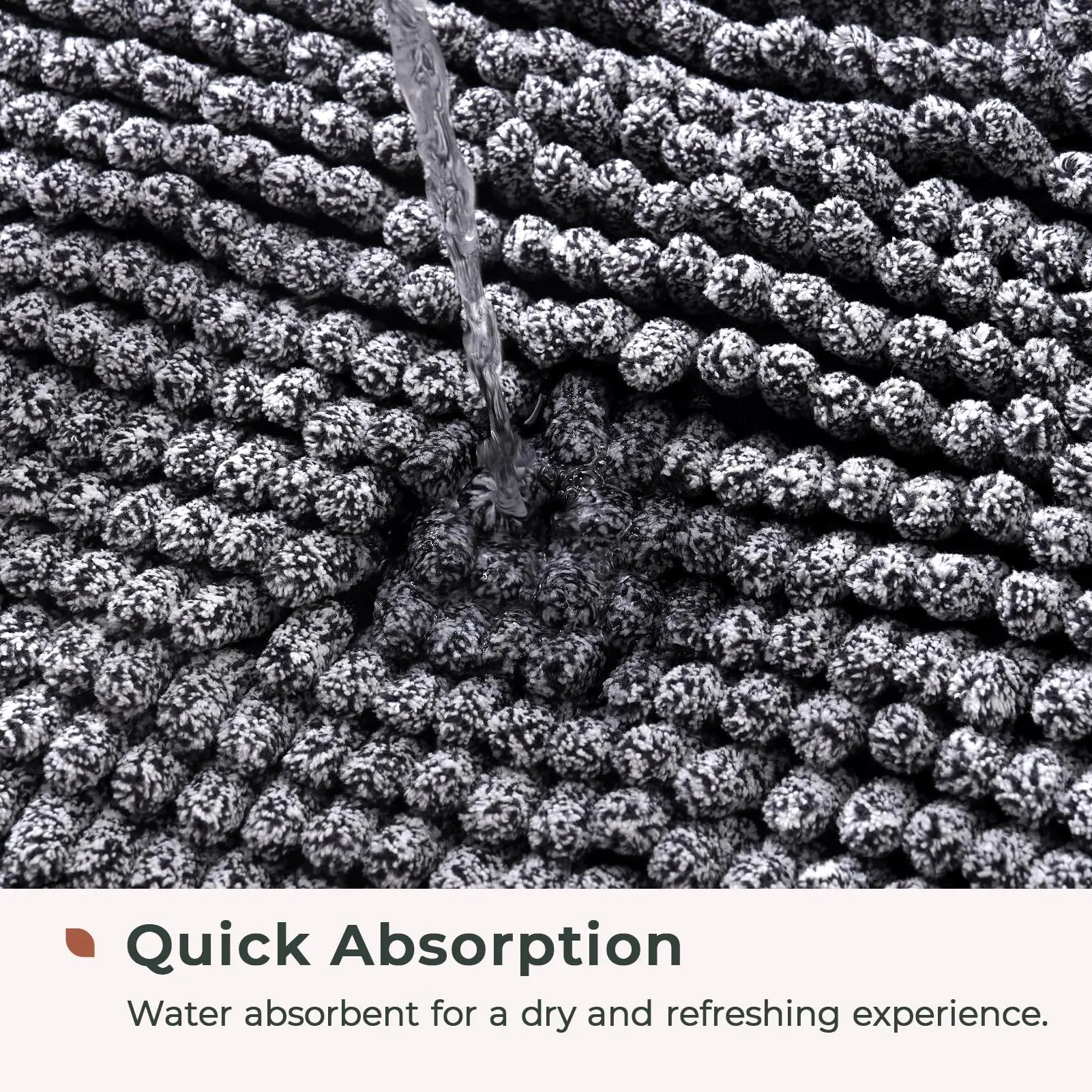 Thick Soft Absorbent  Quick Dry Microfiber Mats Machine Washable Rugs for Shower Floor Bathroom Bathmat Accessories Decor