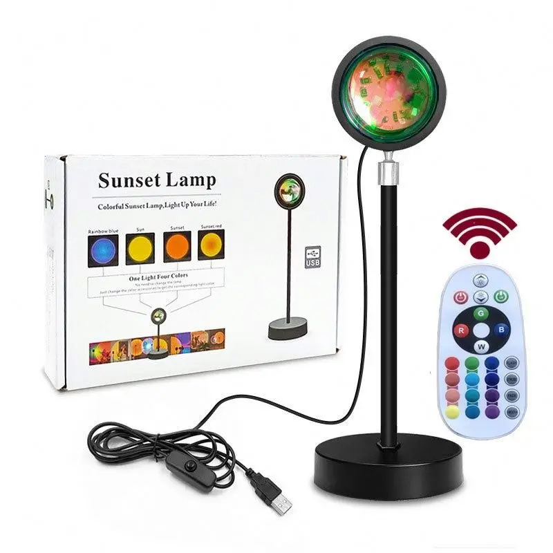 Kiss Fashion High Quality LED Modern Standing Sunset Shadow Floor Lamp Living Room Bedroom Sofa Lamp