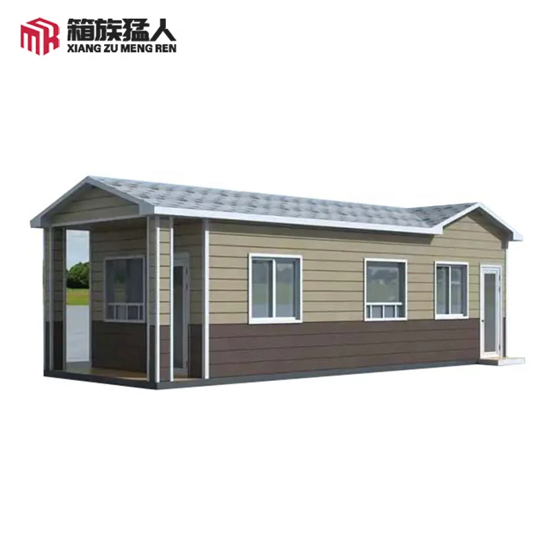 Furnished steel frame structure prefabricated luxury villa two storey prefab house light steel house with 5 bedroom