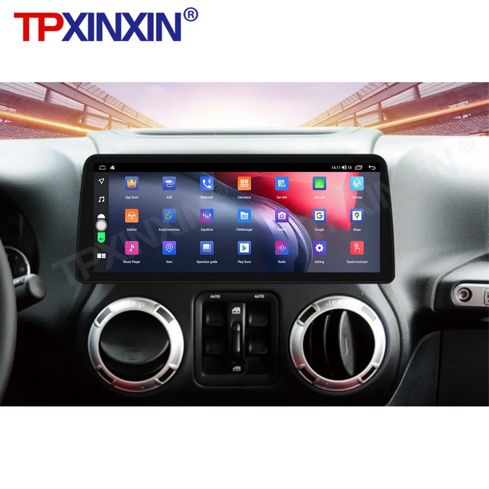  GPS-навигация Android мультимедиа для Jeep Wrangler Rubicon 2011-2017 PX6HD видеоплеер с сенсорным экраном Carplay Auto