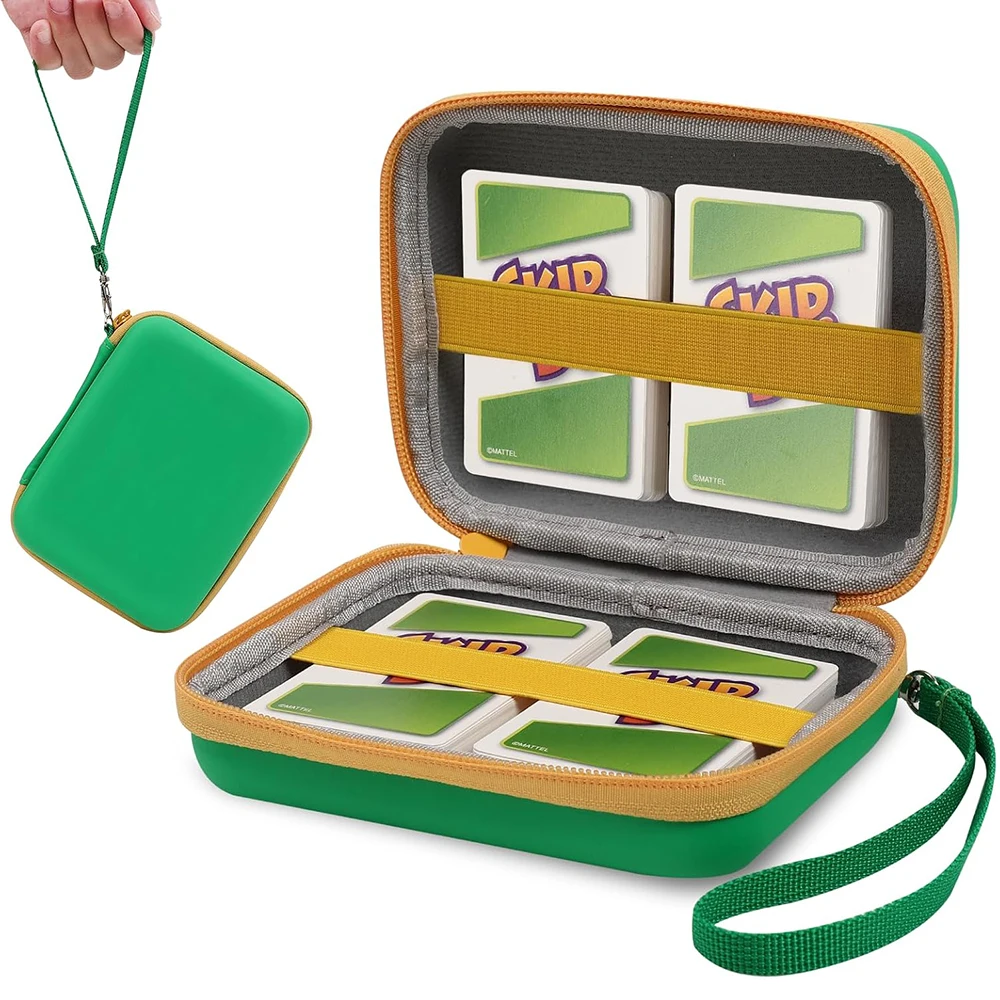 Crush Proof Travel Classic Playing Cards Storage Case Spot Tough EVA Shell Card Collection Holder Best Christmas Gift for Child