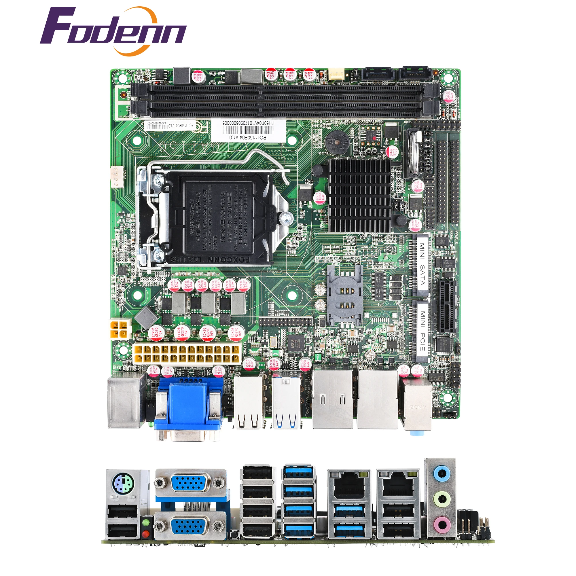Промышленная Встроенная Материнская плата для настольного ПК foстол LGA1150 Intel Haswell
