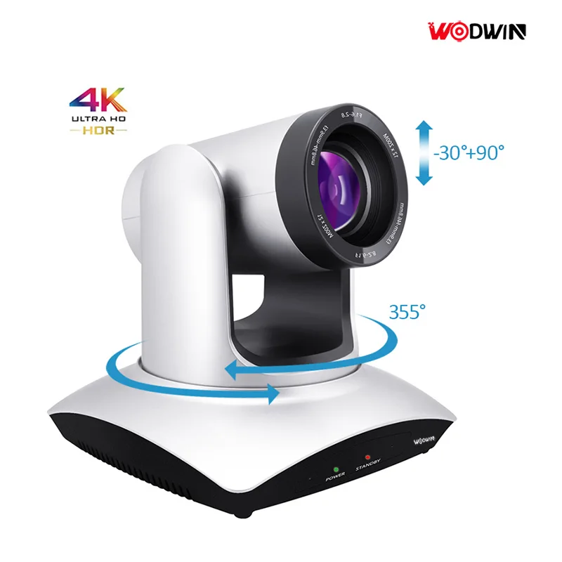 Лучшее студийное оборудование 1080P 4K PTZ NDI HX POE 12X 20X 30X камера SDI HD MI USB vMix OBS IP джойстик видеоконференции