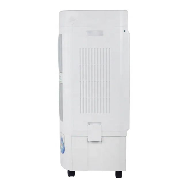 100W AC evaporative USB rechargeable air cooler fan with 20L detachable water tank