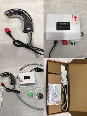 AG Zinc Alloy Touchless Sink Infrared Automatic Infrared Smart Motion Torneira Sensor Bathroom Inductive Water Tap Touch Faucet