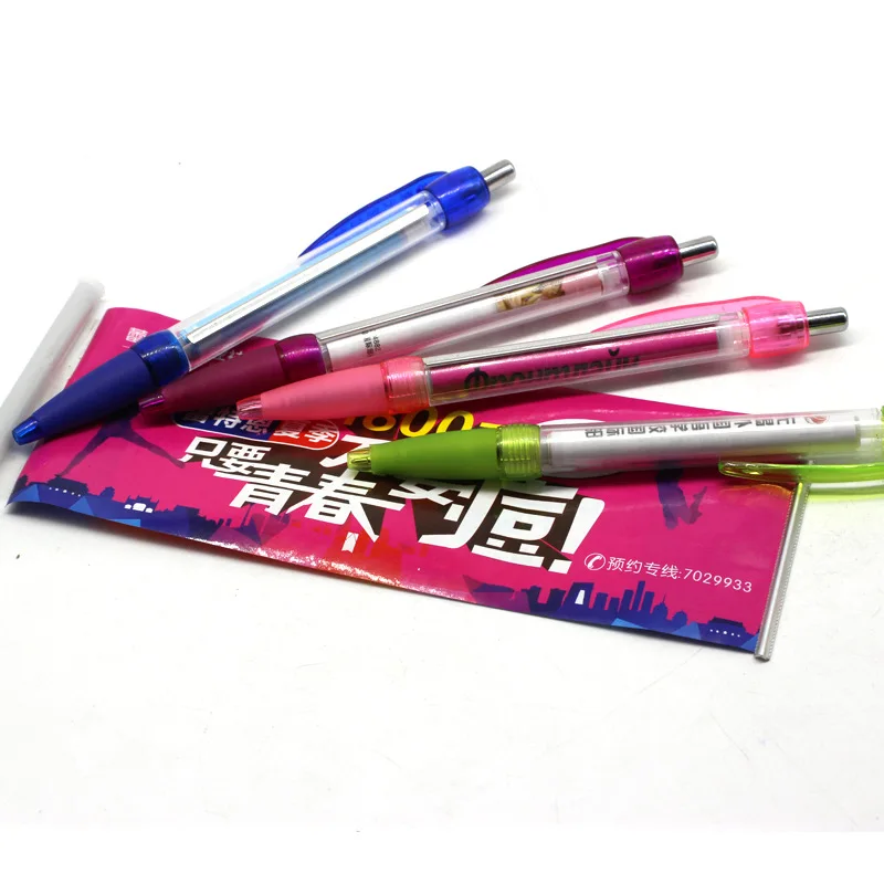 Business Gift Customized Logo Personalized Flag Pen Plastic Message Banner Pen for Promotion