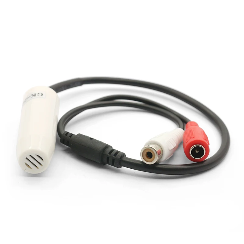 GK-201A High-fidelity,High sensitivity CCTV audio noise reduction cctv microphone with 2 years warranty for Monitoring equipment