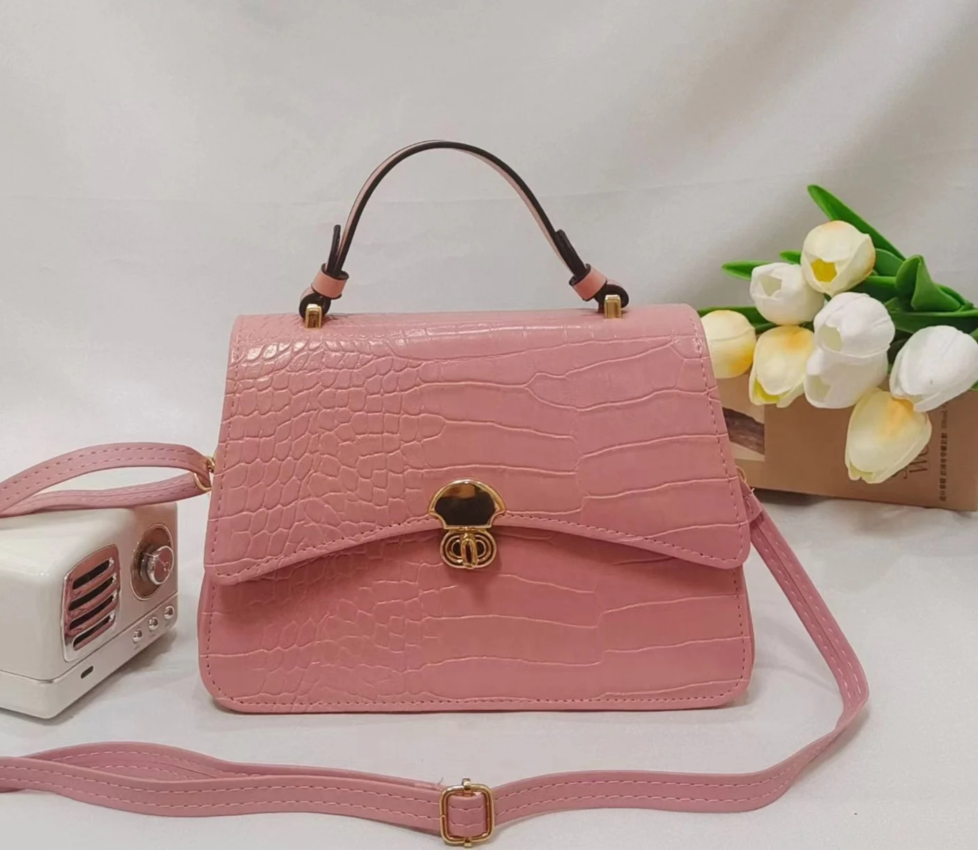 Летняя женская новая модная сумка-трапециевидная сумка на одно плечо