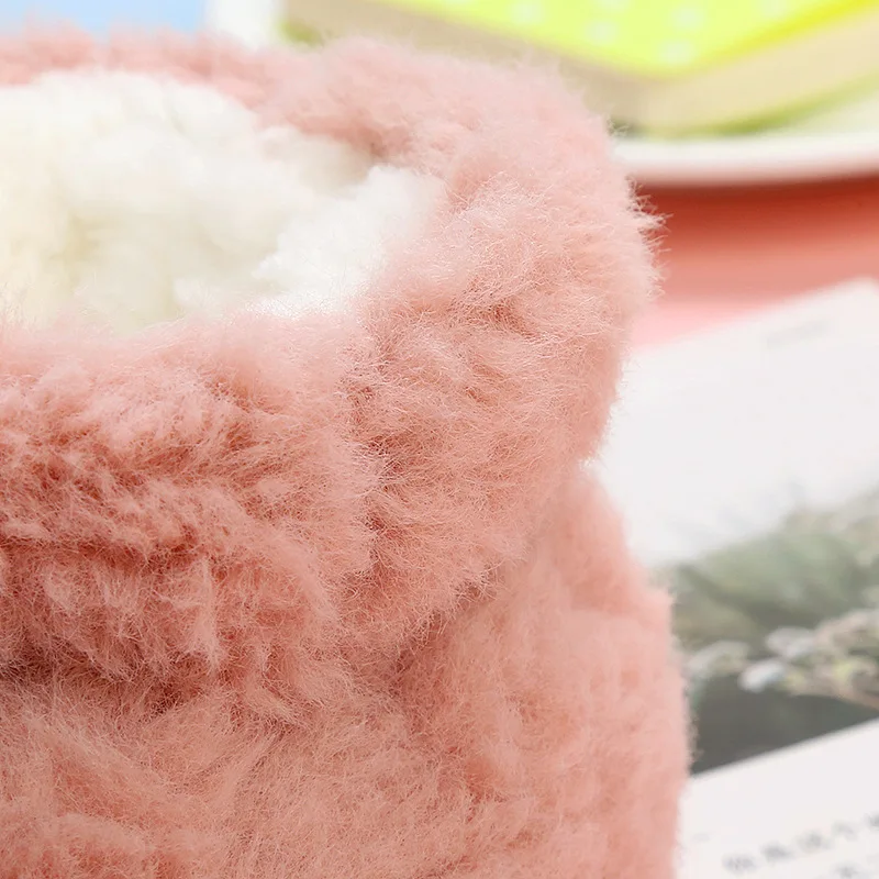 Paleo Baby Shoes Cute Adjustable Soft Sole Cotton New Born Baby Boy Girl Sock Shoes Unisex Winter Warm Infant Boot Shoes