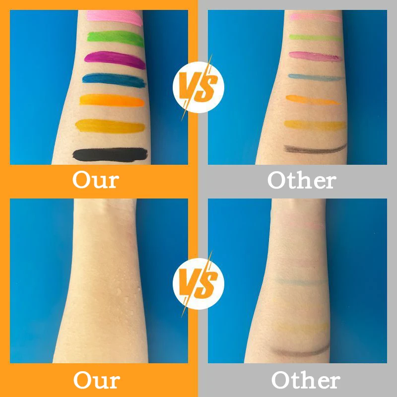 Hot Sale Face Painting Suppliers Wholesale Single Body Paint custom color glow in the dark face paint