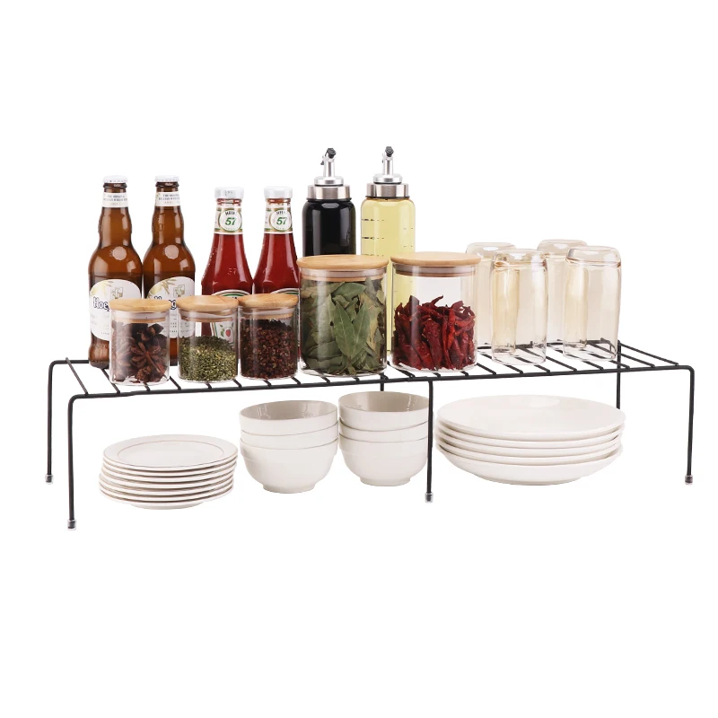 2021 latest design home telescopic shelf storage rack expandable metal multifunctional storage rack