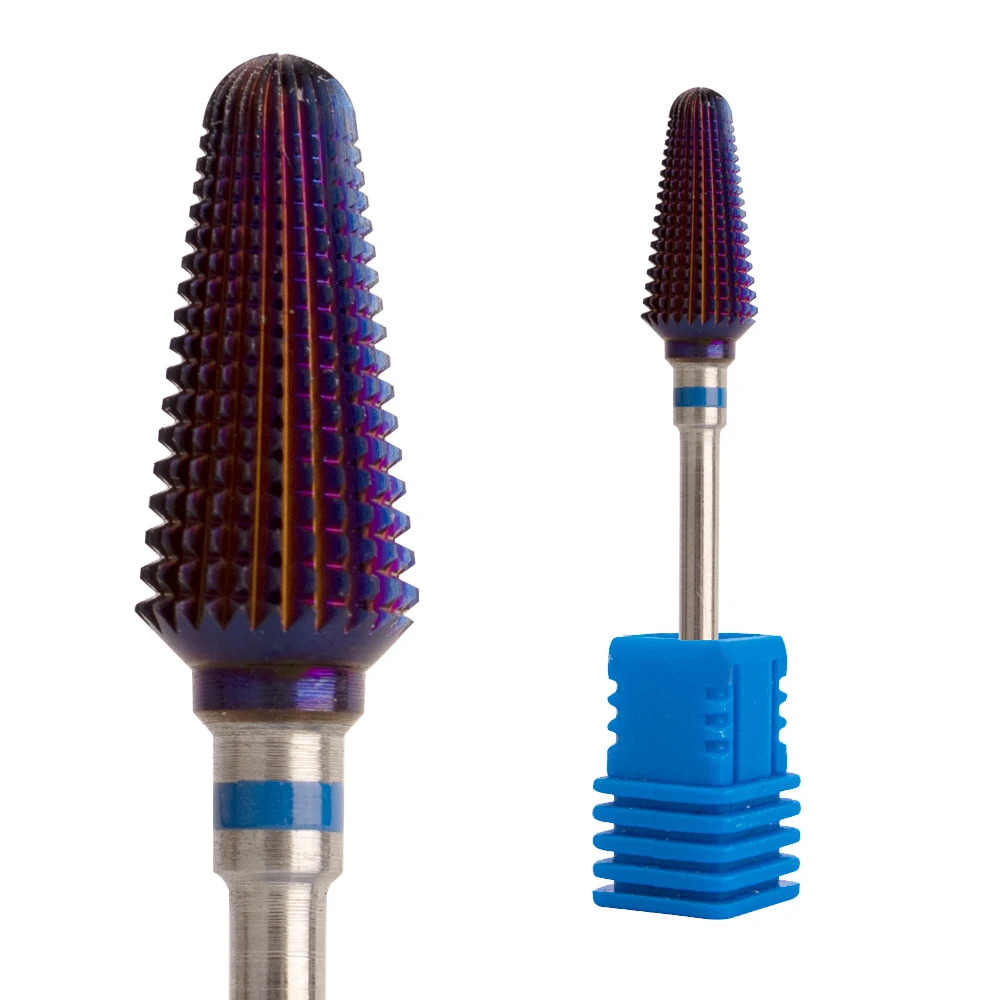 High Quality 7.0 mm Tornado Bit Manicure Drill Bits Hard Polish Gel Remover Carbide Nail Bit For Cuticle Removing