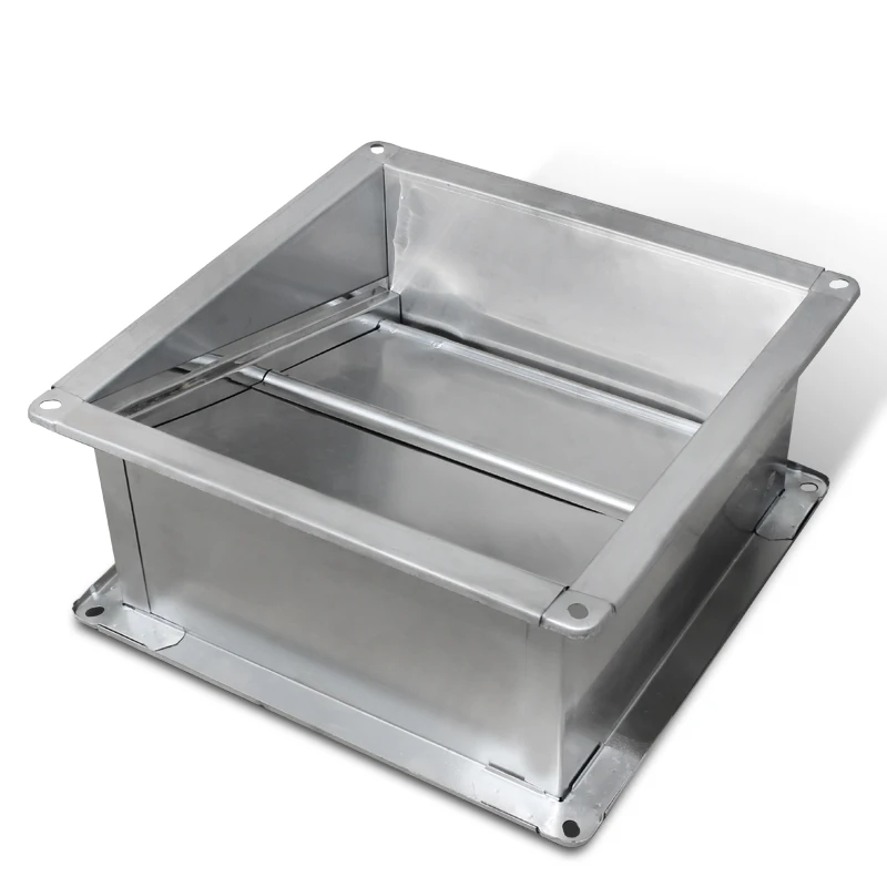 Stainless steel square ventilation duct check valve globe valve air flow control valve