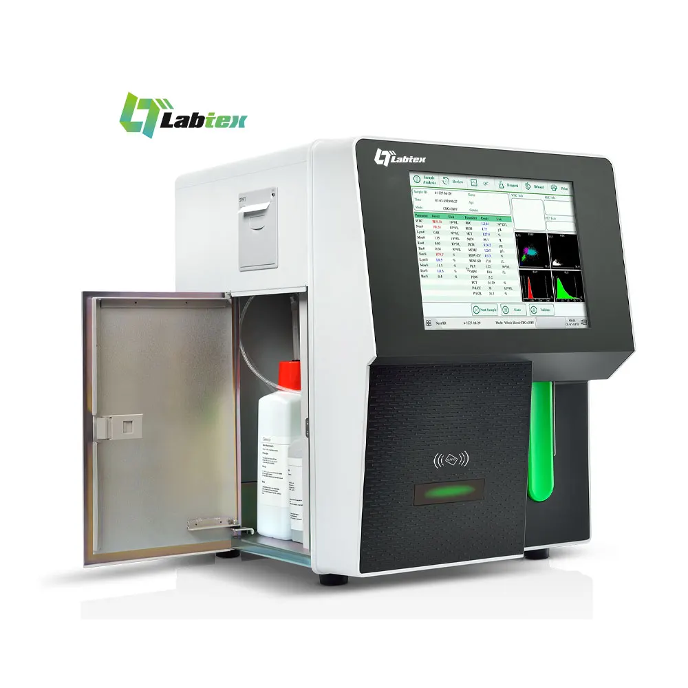 LABTEX 5-part hematology analyzer portable blood test machine 5 diff hematological analyzer