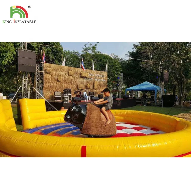 Inflatable mechanical bull toys Inflatable Kids Riding Toys