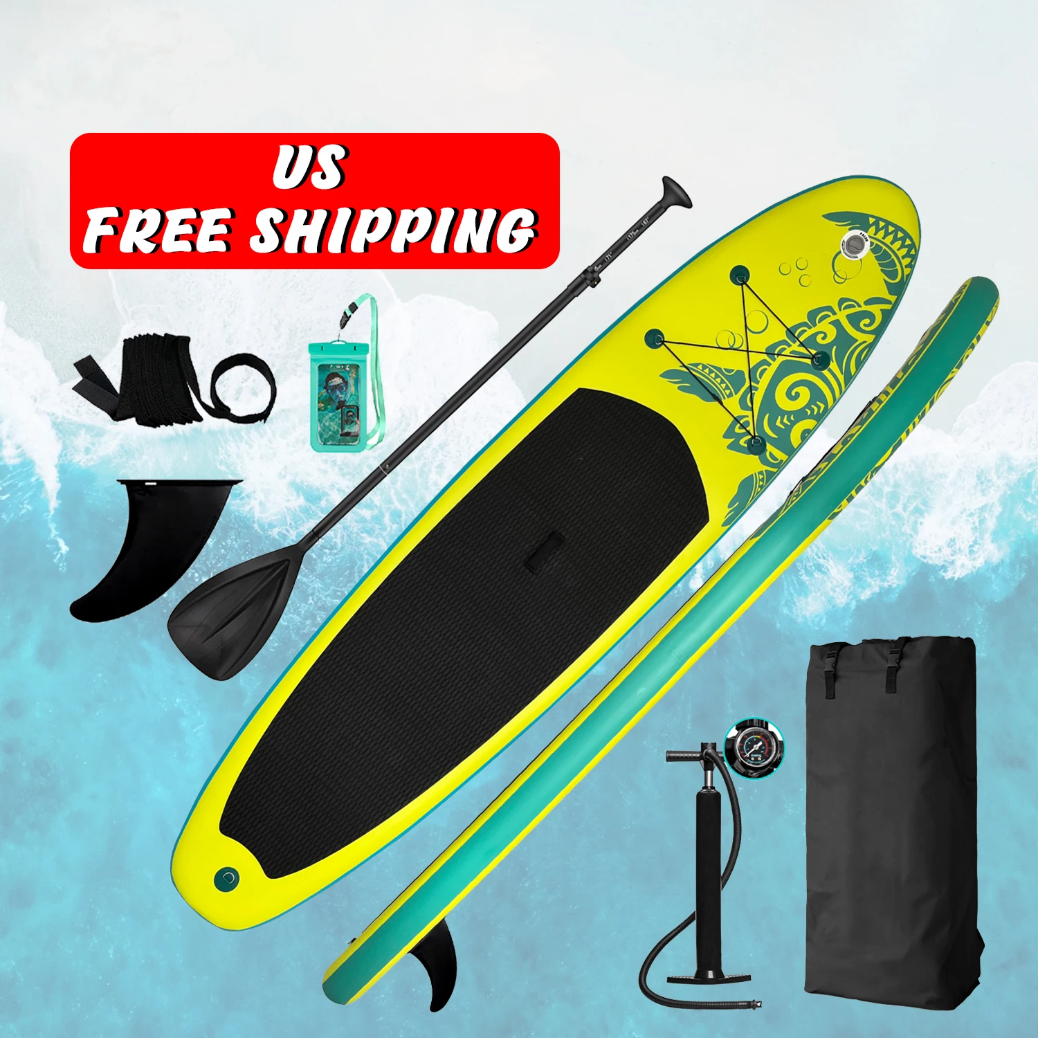 US Free Shipping Dropshipping Factory sup paddle board water sports surfboard sup board carbon fishing paddleboard surfing