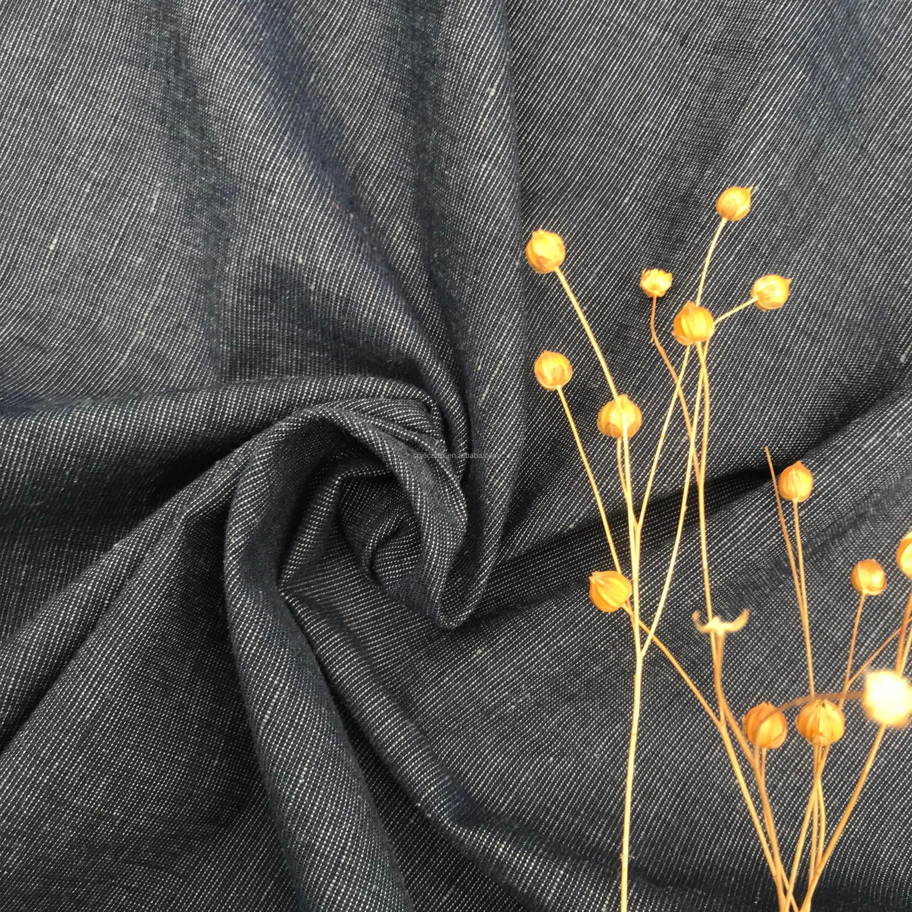 JECA ENZZO/55-YJ  GOTS ORGANIC  LINEN  FABRIC , BCI COTTON  EUROPEAN FLAX, WHOLESALE  GOTS CERTIFIED,SUSTANIBLE, ECO FRIENDLY