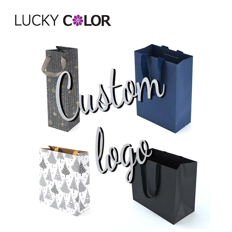 Wholesale Design Logo Eco-Friendly Reliable Tough Wedding Shopping Paper Bags