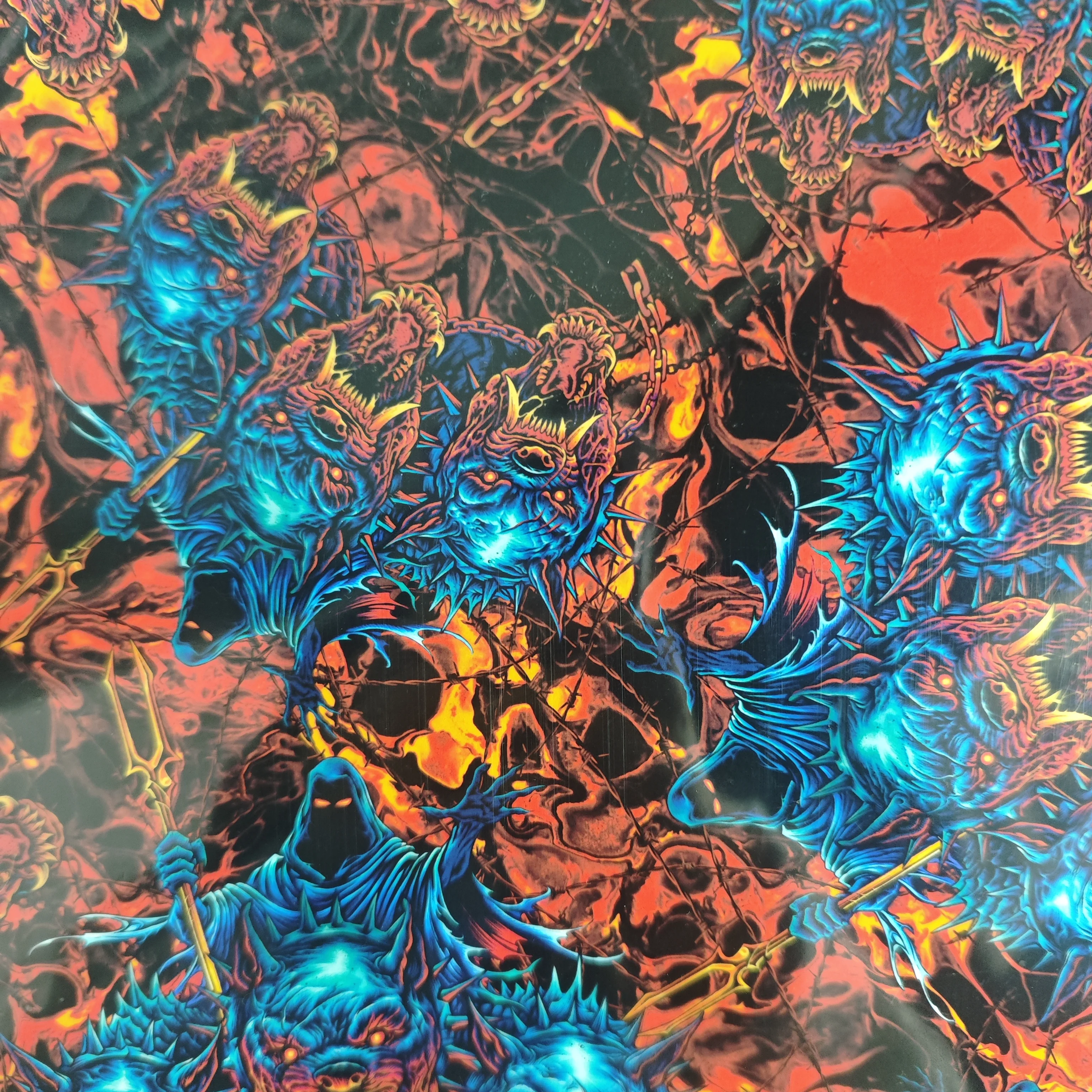 INK617 liquid image pva water transfer printing film, cubic hydrographics