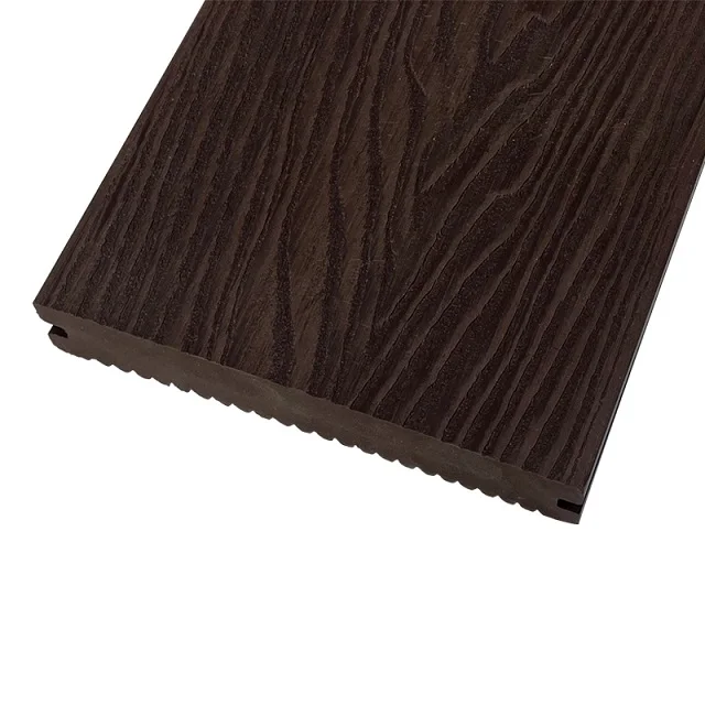 WPC Decking with 3d Embossed texture Plastic Composite Floors