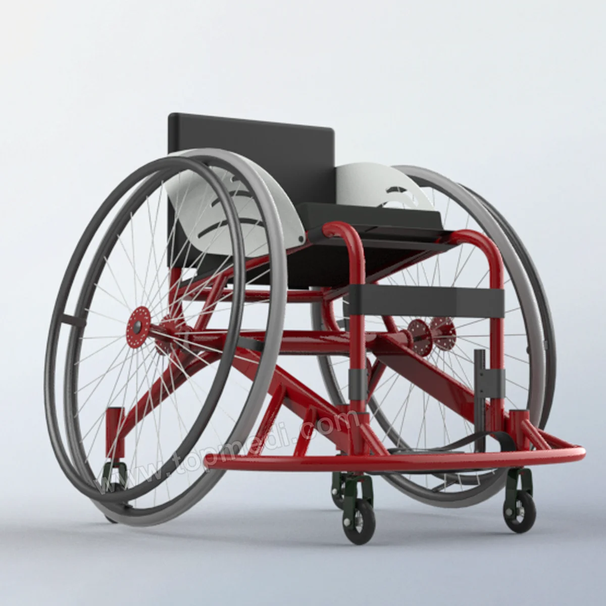 Disabled Athletes Rigid Active Training Leisure Aluminum Sport Basketball Wheelchair